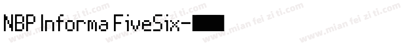 NBP Informa FiveSix字体转换